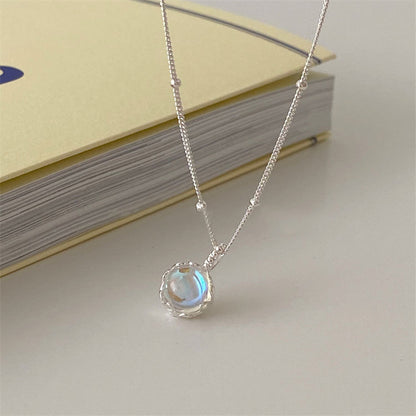 Moonstone Glow Pendant Necklace