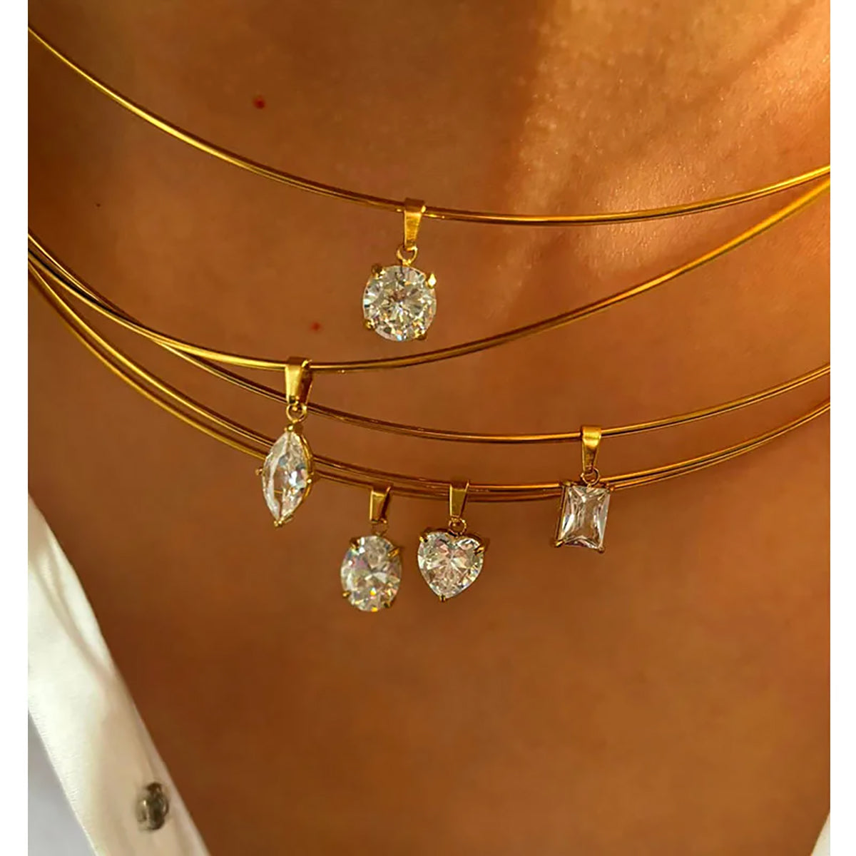 Multi-Cut Crystal Choker