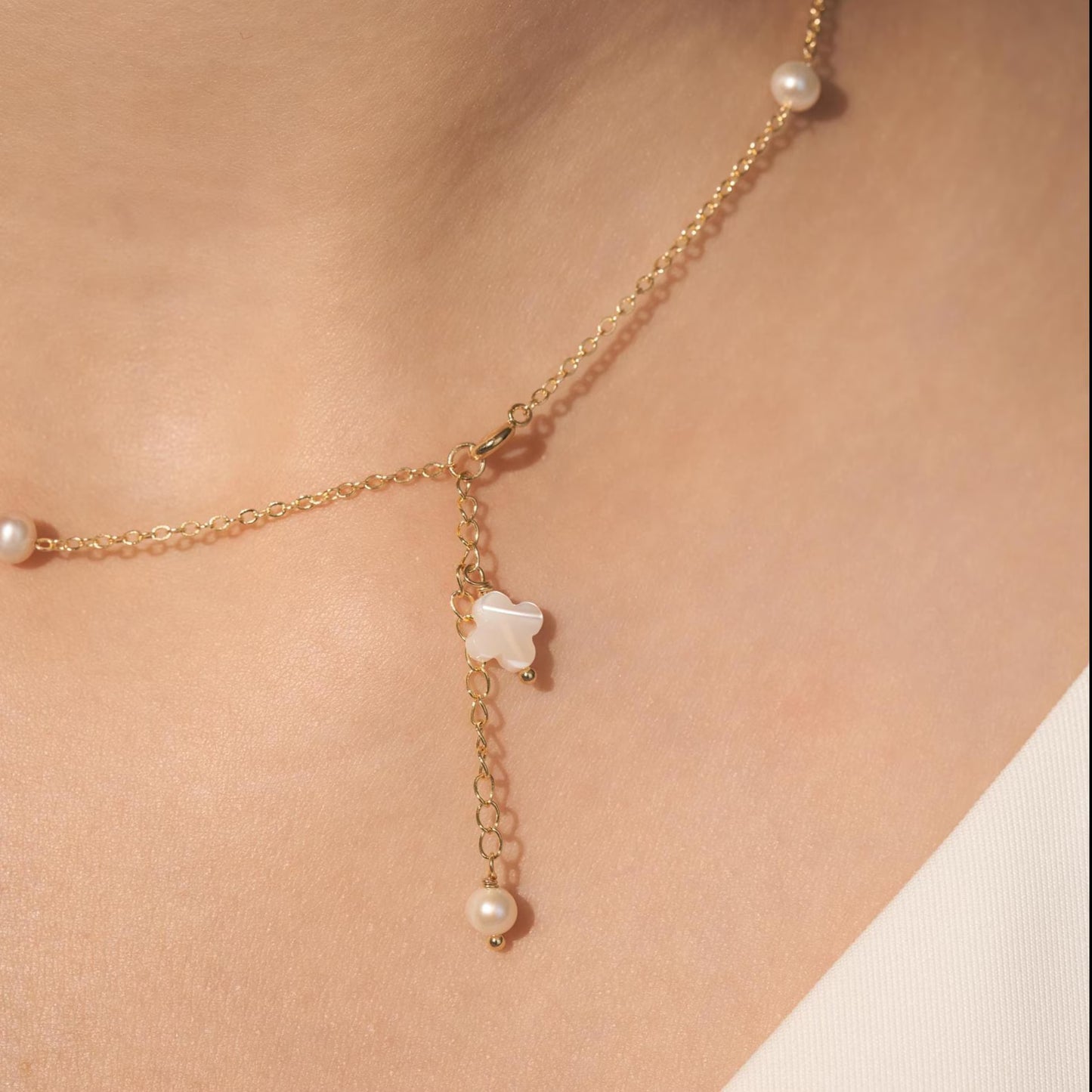 Freshwater Mother of Pearl Necklace